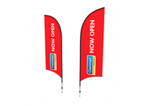 頂級雙面羽毛旗